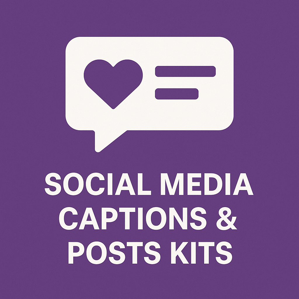 Social Media Captions & Posts Kits