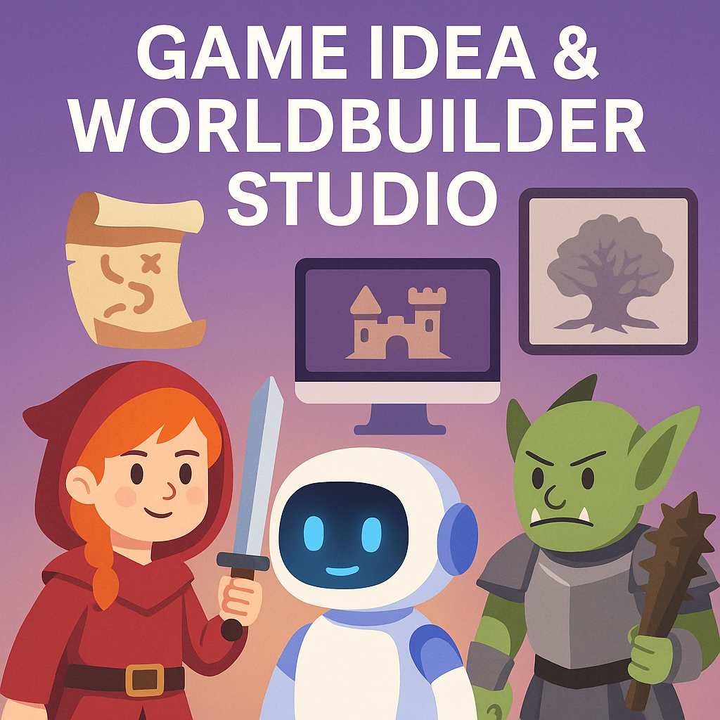 Game Idea & Worldbuilder Studio (AI-Powered GPT)