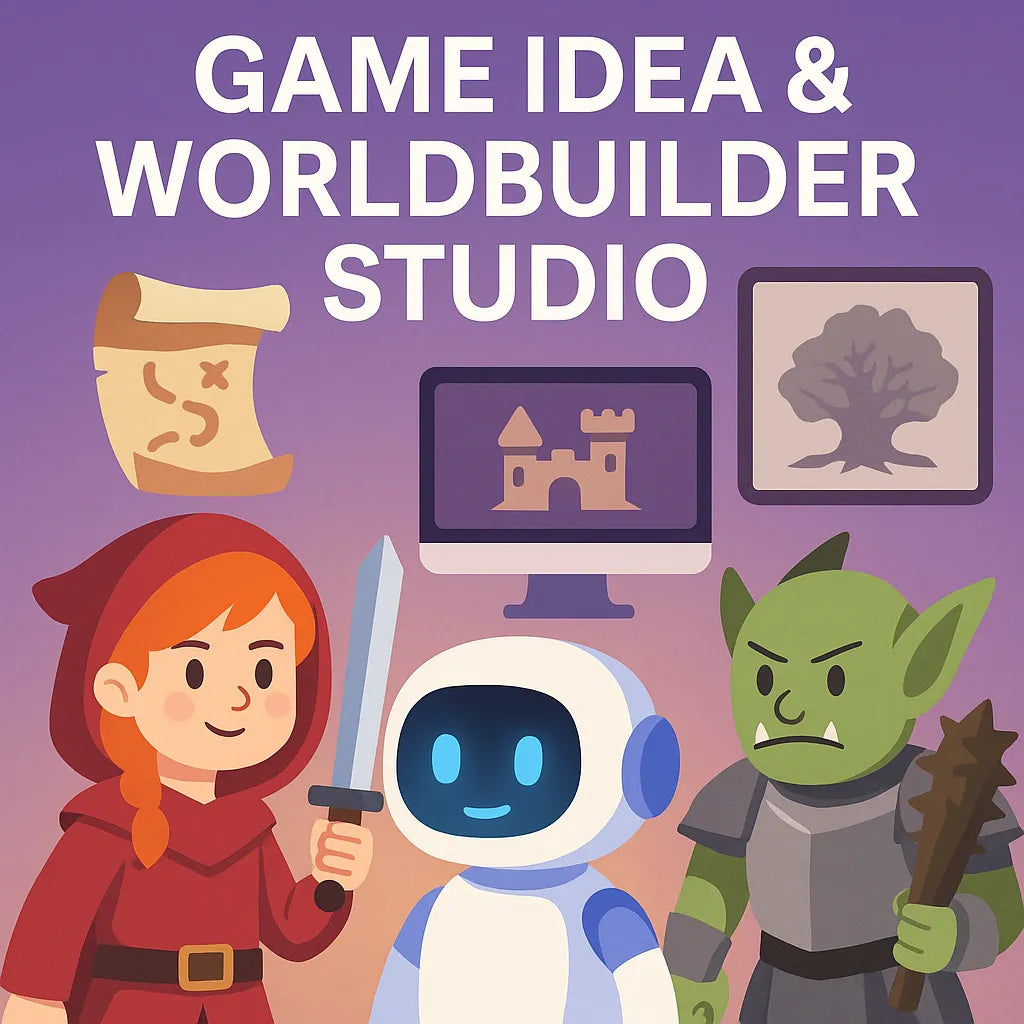 Game Idea & Worldbuilder Studio (AI-Powered GPT)