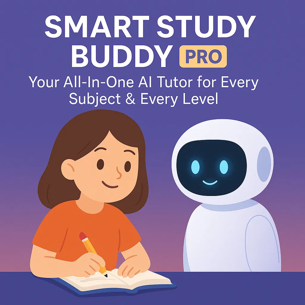 Smart Study & Exam Tutor Buddy GPT (All Levels)