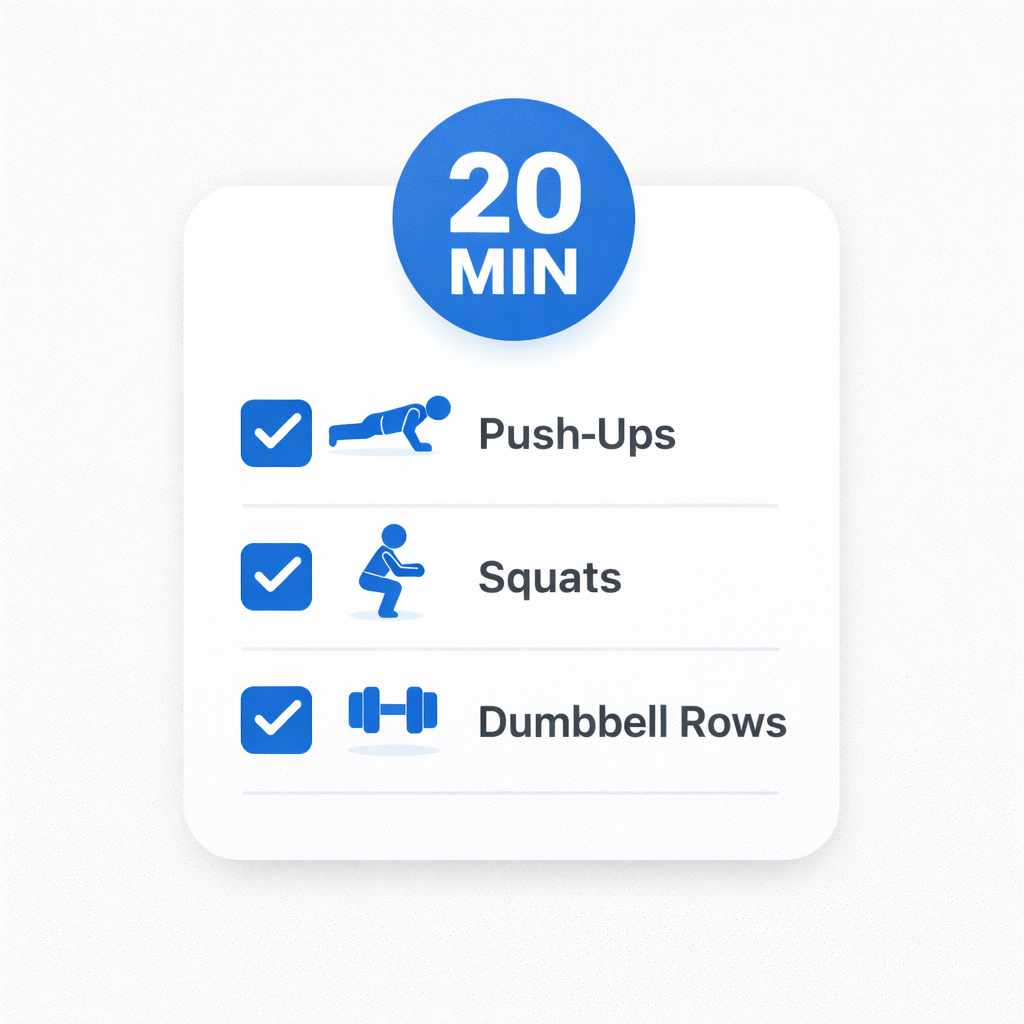 Daily 20-Minute Workout Routine Generator (Beginner-Friendly)