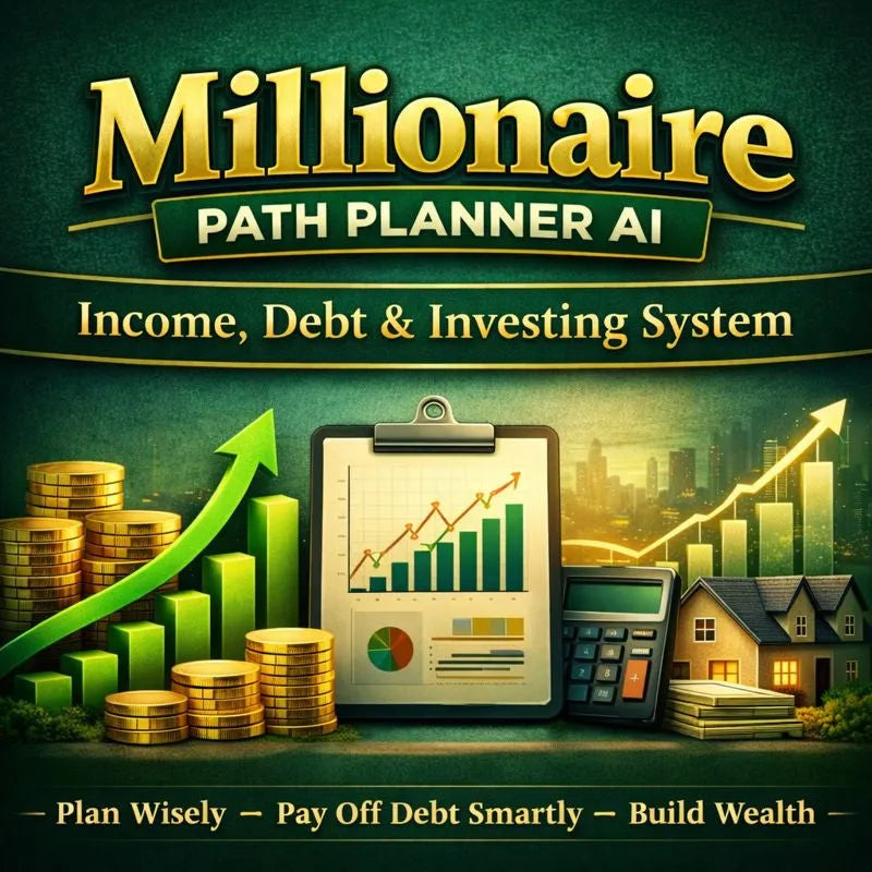 Millionaire Path Planner AI – Income, Debt & Investing System