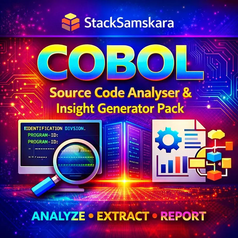 COBOL Source Code Analyser & Insight Generator Pack