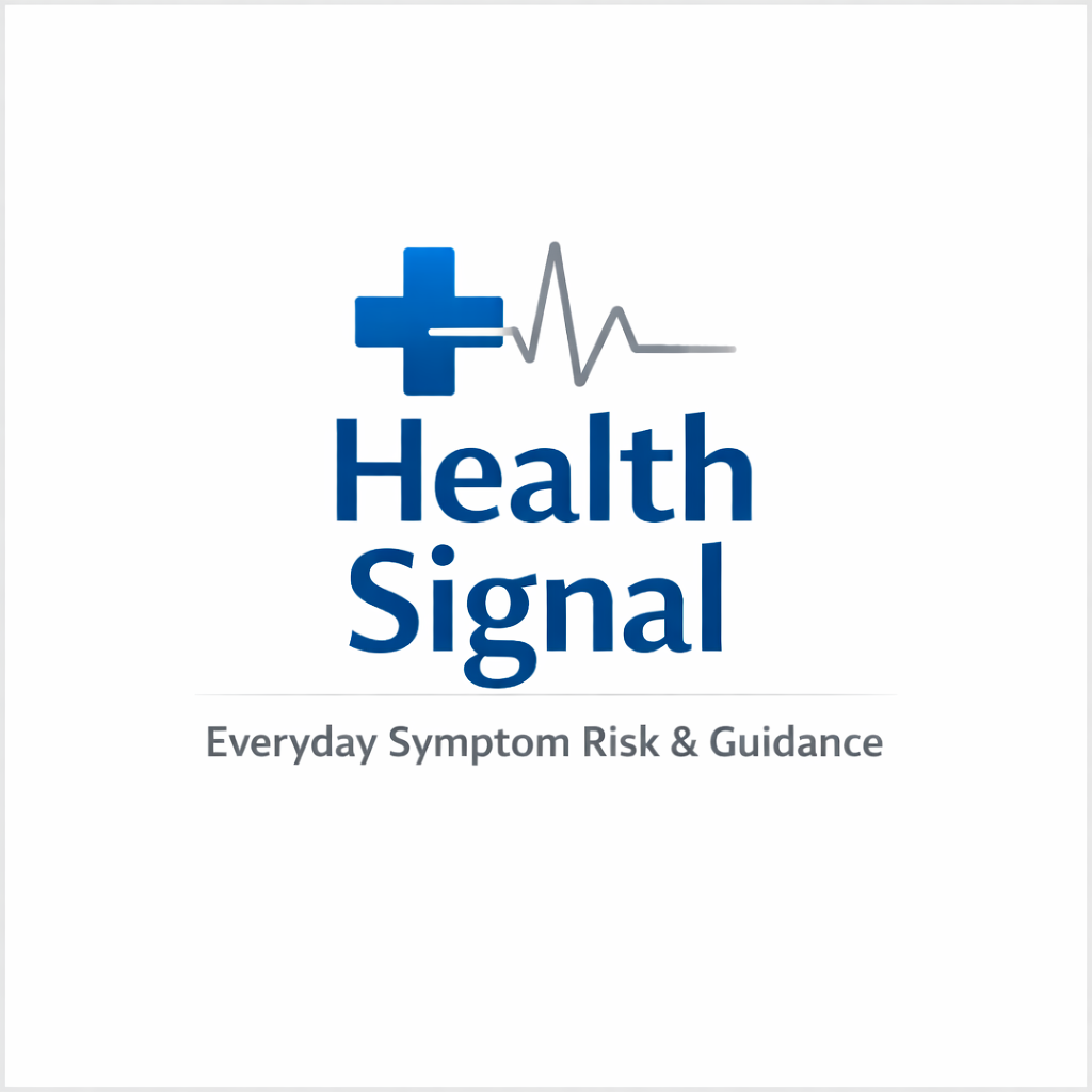 Health Signal — Everyday Symptom Risk & Guidance
