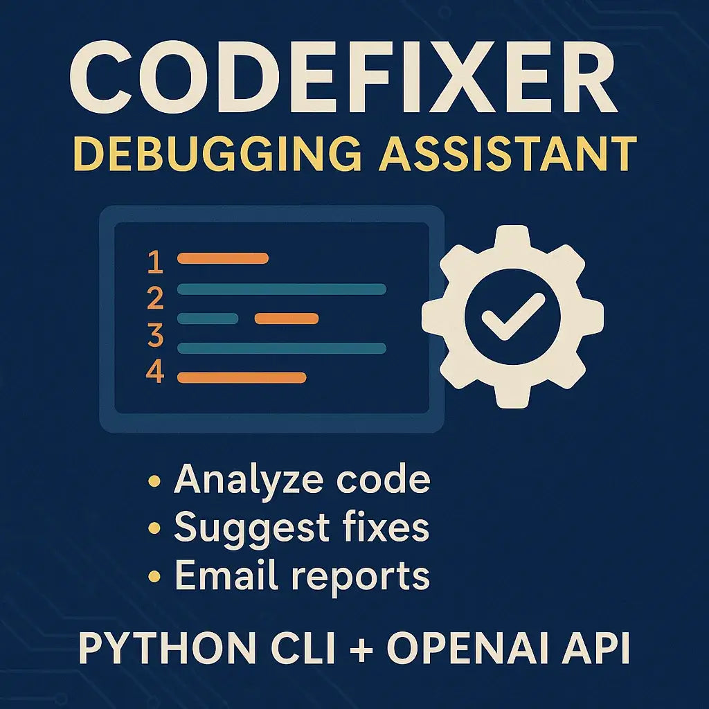 AI CodeFixer – Debugging Assistant (Dev Edition)
