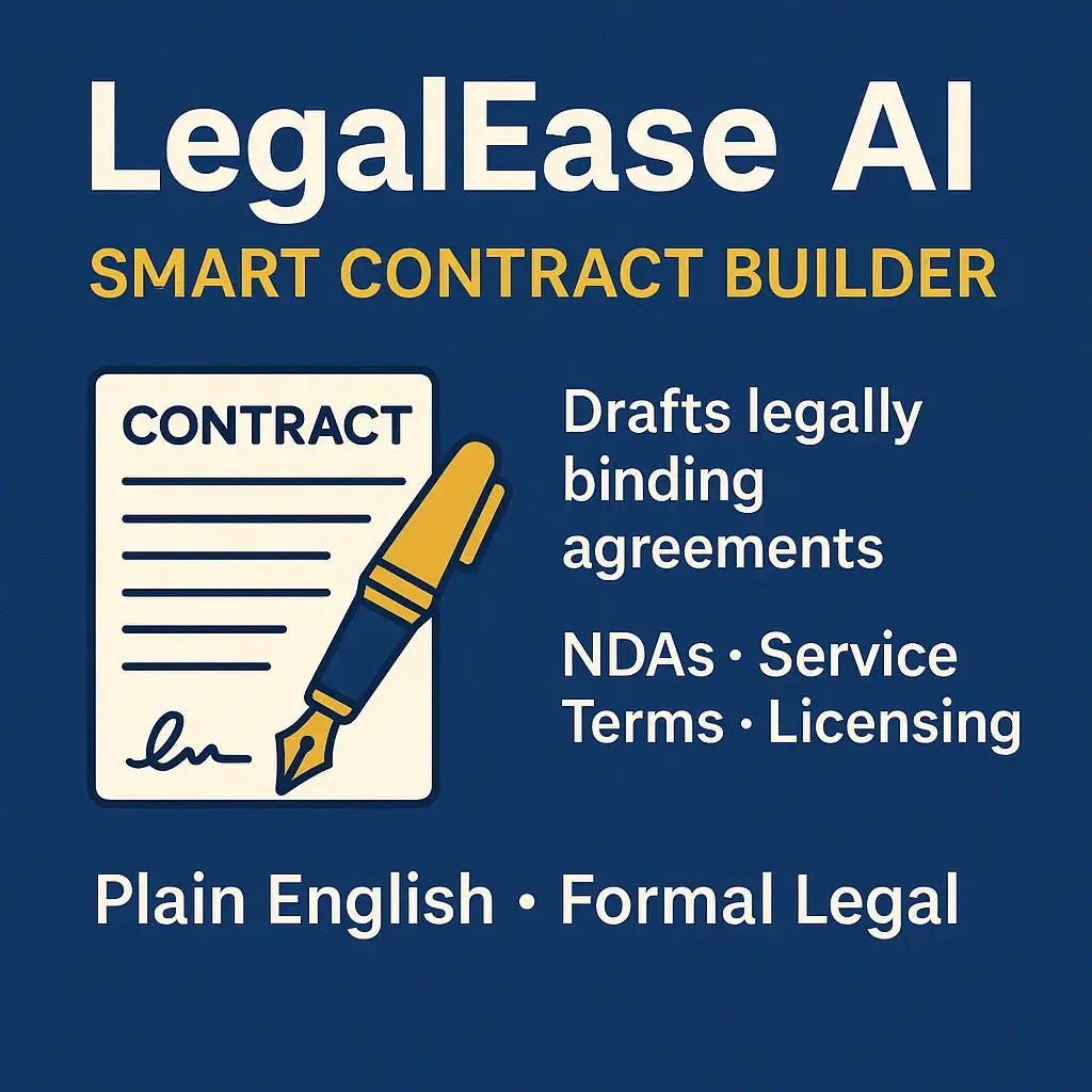 LegalEase AI – Smart Contract Builder
