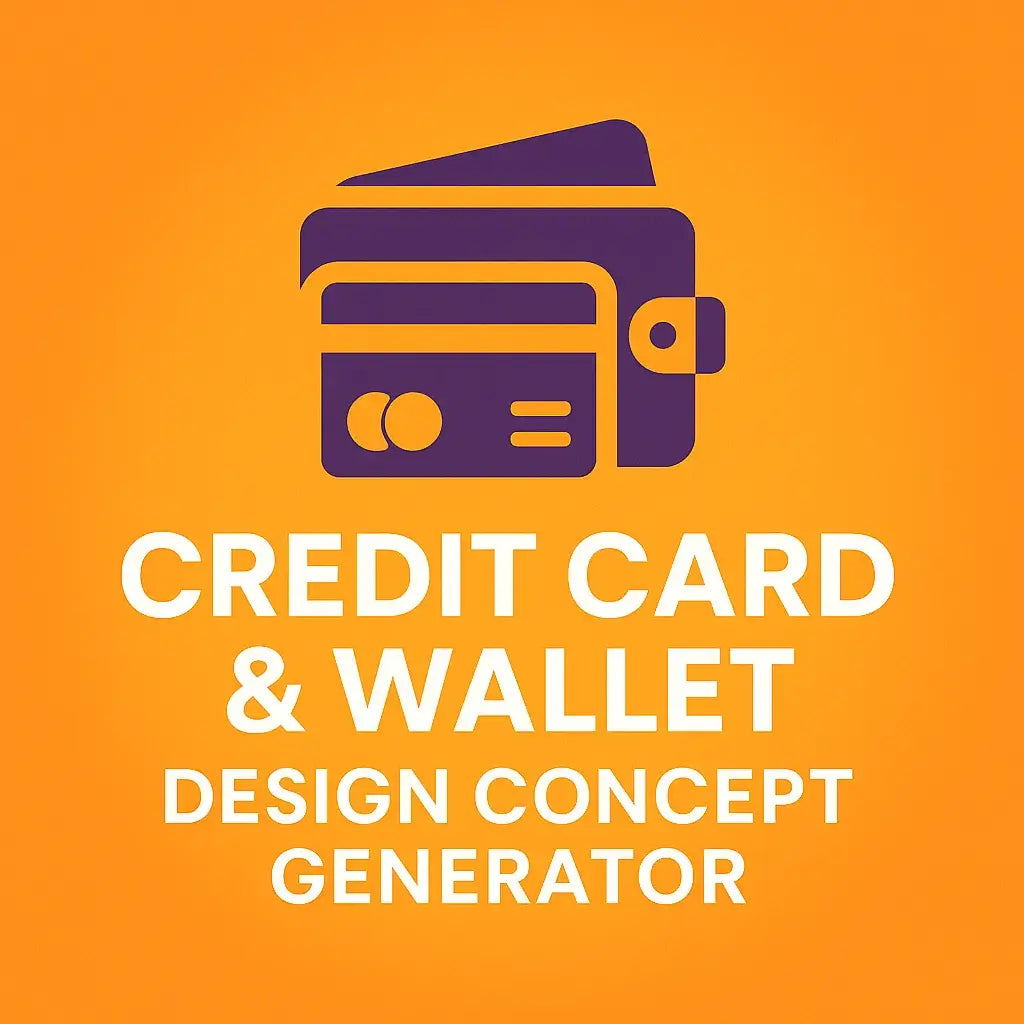Credit Card & Wallet Design Concept Generator