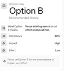Decision Snapshot Widget (Json + Prompt)
