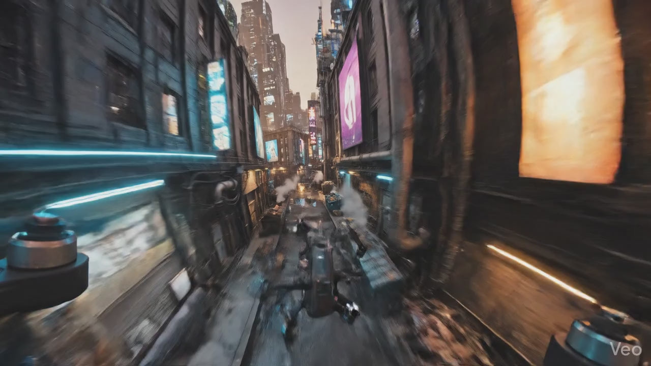 FPV Drone “Impossible Shot” Generator (Runway & Veo)